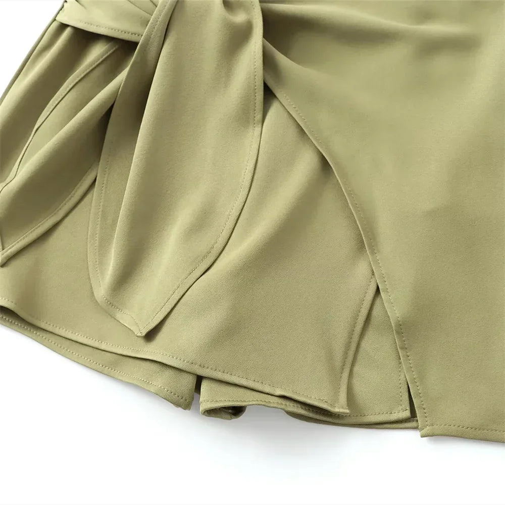 Mini skirt clean and flattering - Piña Colada