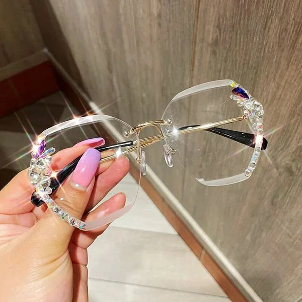 Rhinestone Sunglasses - Piña Colada