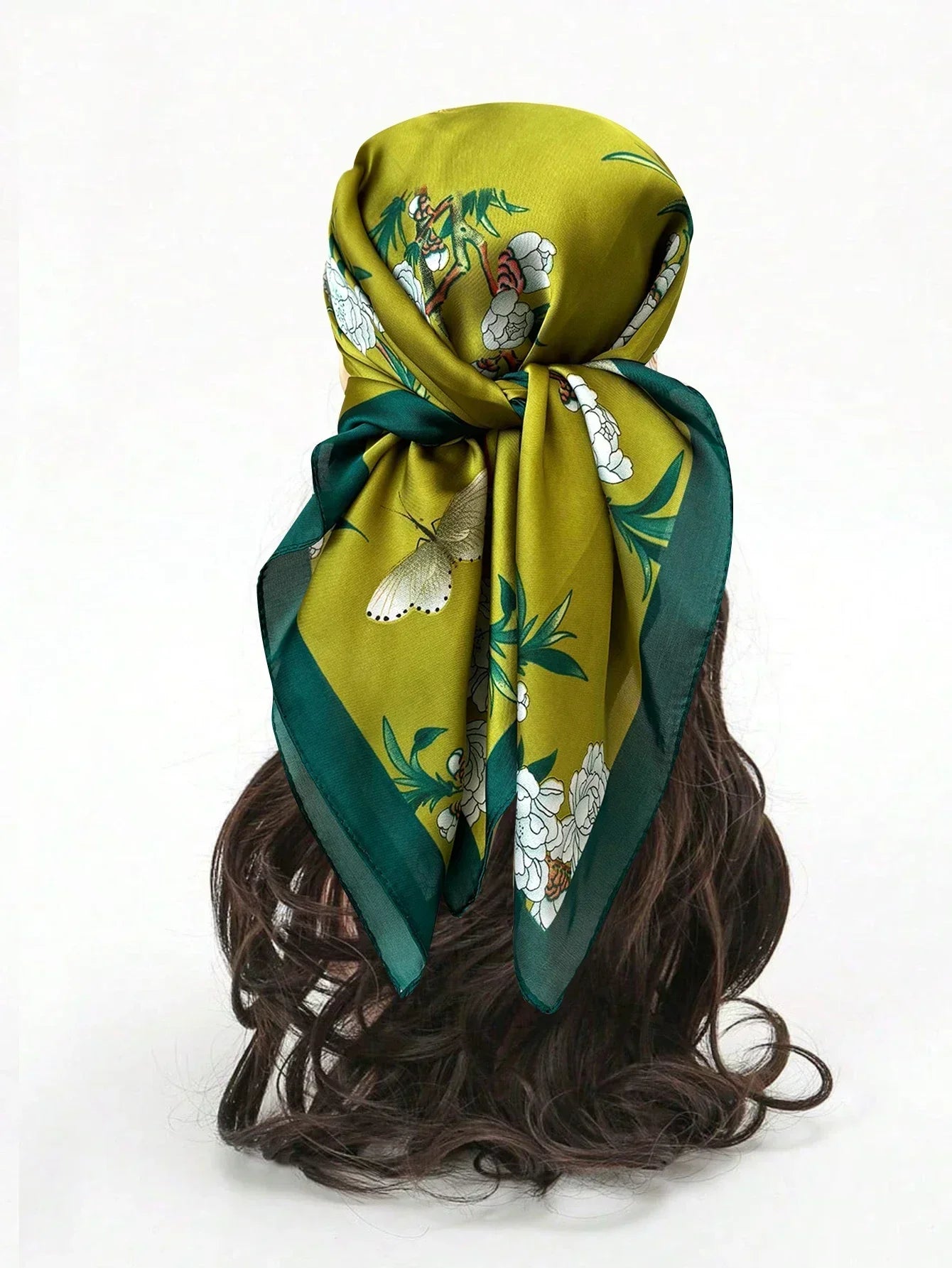 Silk Square Scarf Spring - Piña Colada
