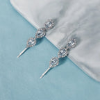 Clear Crystal Hair Pins - Piña Colada