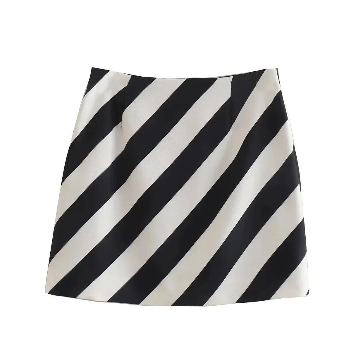 Women's Mid Skirt Striped Casual - Piña Colada