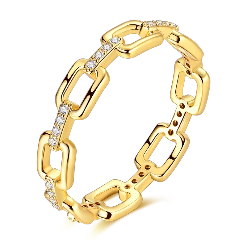 925 Sterling Ring Gold - Piña Colada