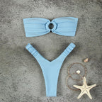 Brazilian Bikini Set Thong - Piña Colada