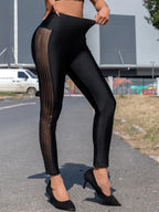 Solid High-Waist Stretch Leggings – Everyday Essential - Piña Colada