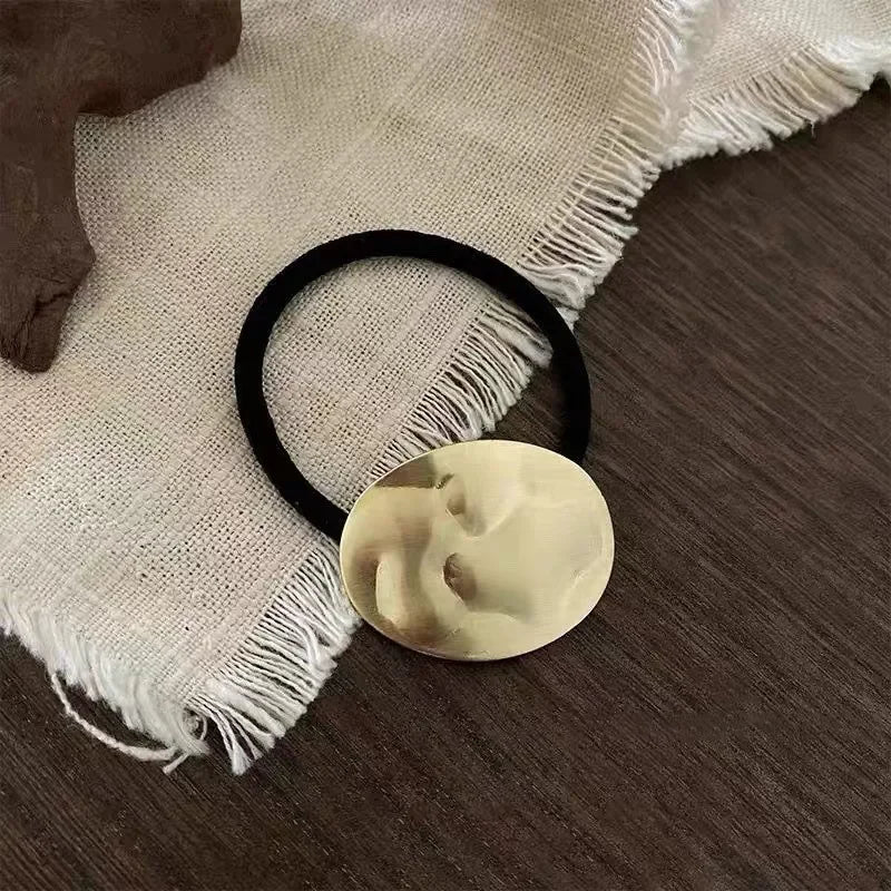 Metal Irregular Double-Layer Hair Bands - Piña Colada