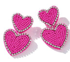 Love Beaded Earrings - Piña Colada