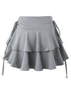 Solid Color Skirt High Waist - Piña Colada