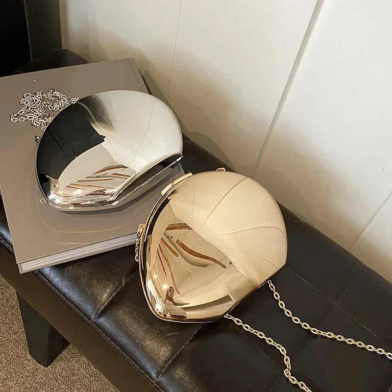 Shell Shape Clutch Bag - Piña Colada
