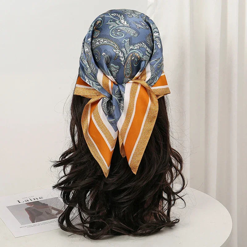 Bohemian Silk Scarf - Piña Colada