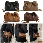 Crossbody Tote Bag PU Leather - Piña Colada