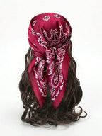 Silk Square Scarf Spring - Piña Colada