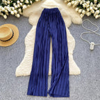 Summer Casual Pants Women High Waist - Piña Colada