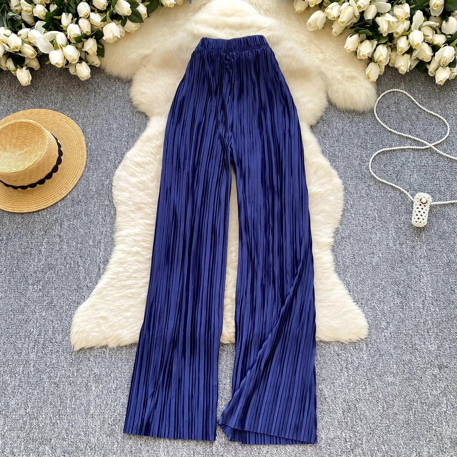 Summer Casual Pants Women High Waist - Piña Colada