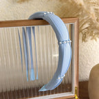Print Pearl Crystal Headband - Piña Colada