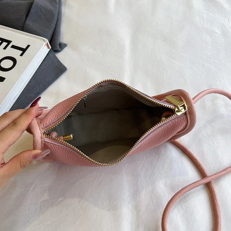 Leather Crossbody Bags - Piña Colada