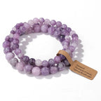 3Pcs Natural Stone Beaded Bracelets Set - Piña Colada