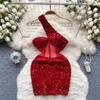 Short Sequin Dress - Piña Colada