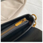 Casual Leather Satchel Bag for Women - Piña Colada