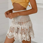 Handmade Crochet Hollow Out Swimwear Cover Up - Piña Colada