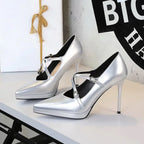 High Heels Cross Belt Buckle Lady - Piña Colada