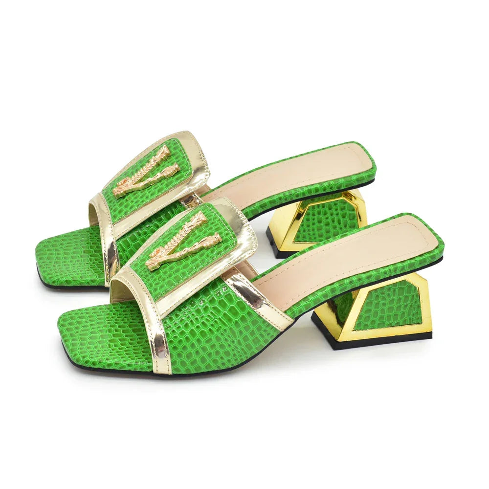 Open Toe Sandals Luxury - Piña Colada