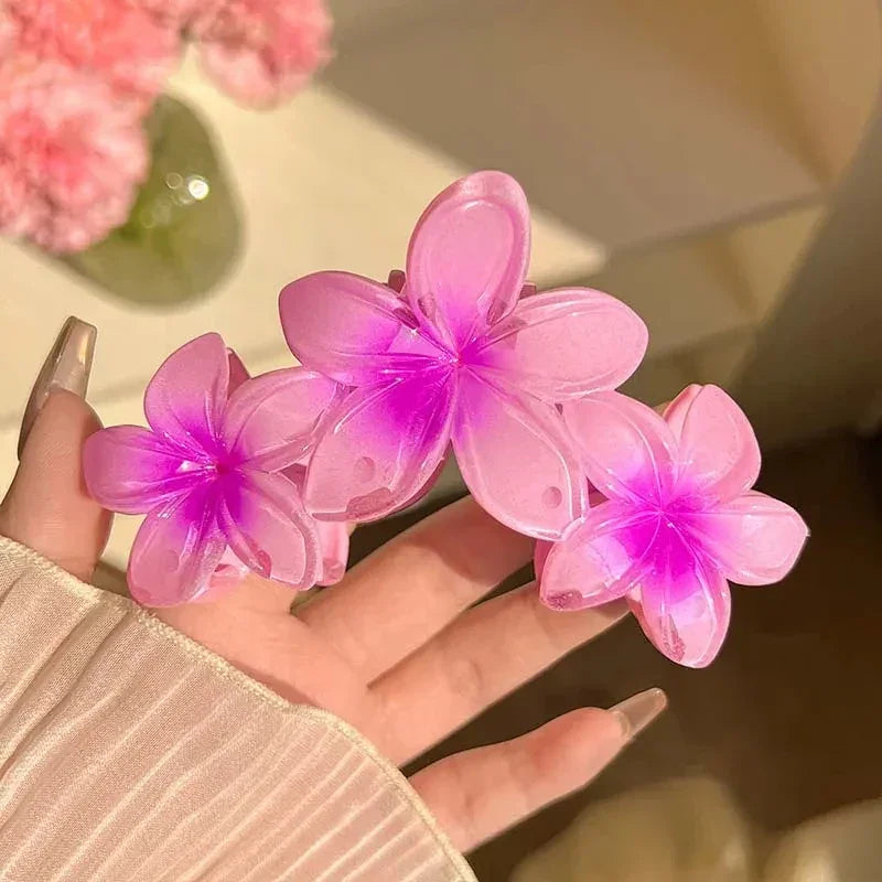 Flower Hair Claw Clips - Piña Colada