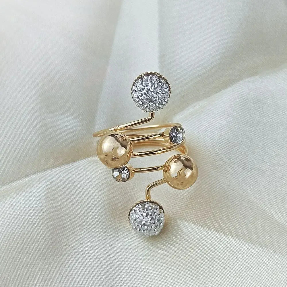 Crystal Stone Rings - Piña Colada