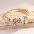 Bead Bracelet Elephant - Piña Colada