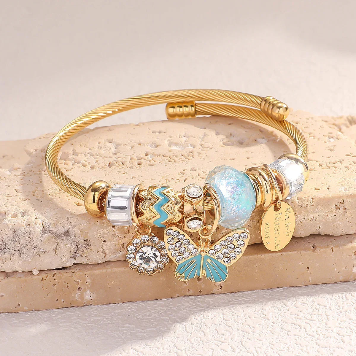 Bead Bracelet Elephant - Piña Colada