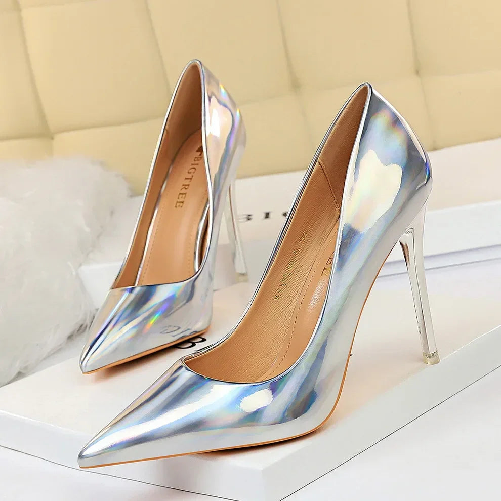 10.5cm High Heels Pumps - Piña Colada