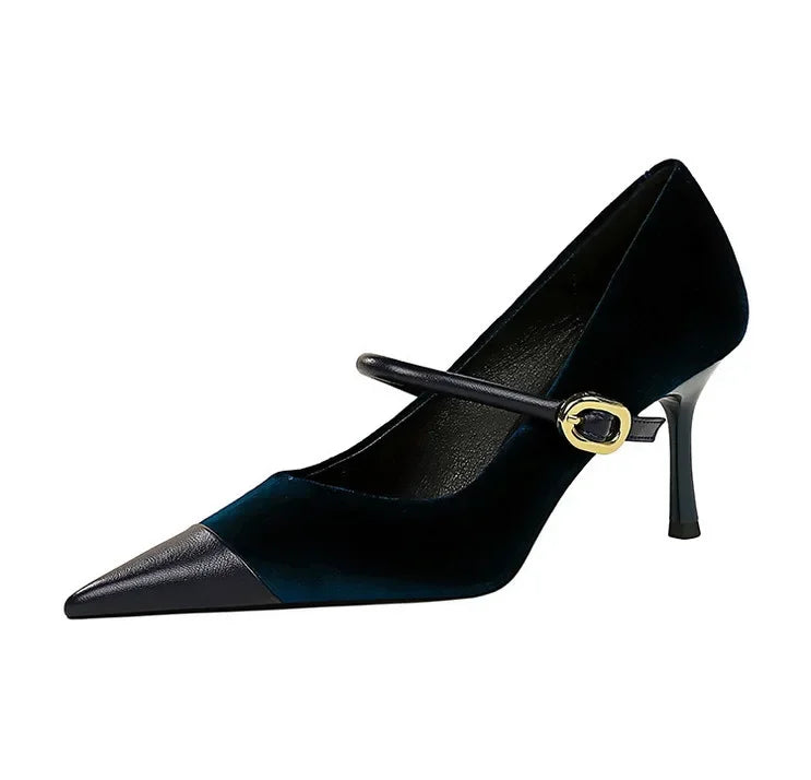 Pumps Pointed High Heels Stilettos - Piña Colada