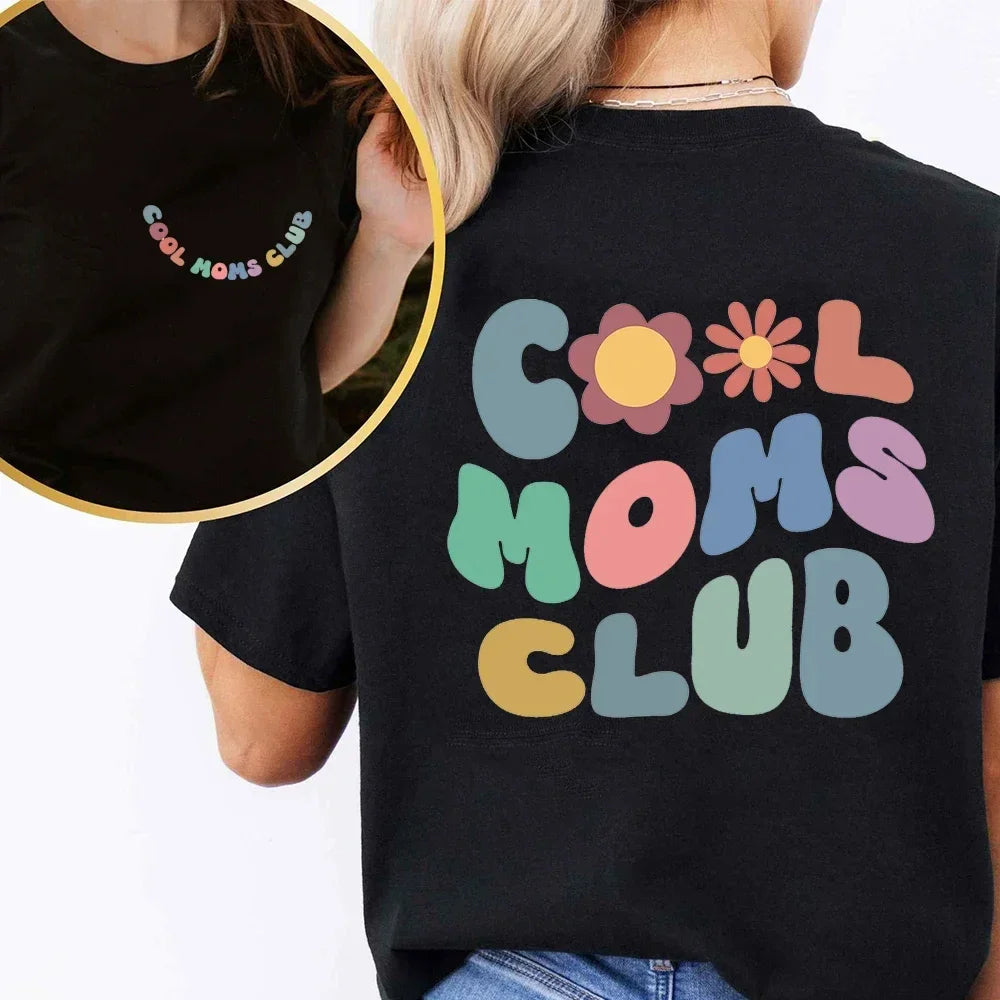 COOL MOMS CLUB T-SHIRT - Piña Colada