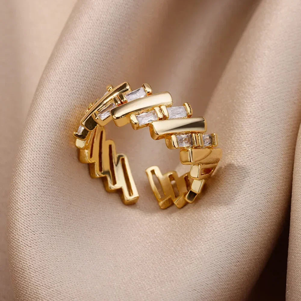 Stainless Steel Rings Aesthetic - Piña Colada