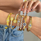 Evil Eye Bracelet Stainless Steel - Piña Colada