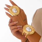 2Pcs/Set Circle Chunky - Piña Colada