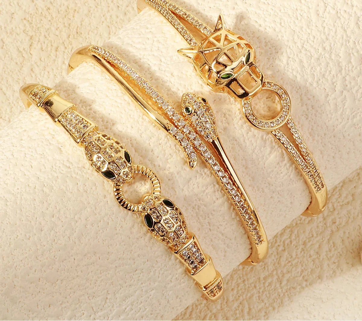 Stainless Steel Golden Bracelet - Piña Colada