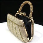 CLUTCH GLITTER BAG FOR EVENING - Piña Colada