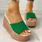 Sandals Peep-Toe - Piña Colada