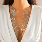 Pearl Star Necklace Open Collar - Piña Colada