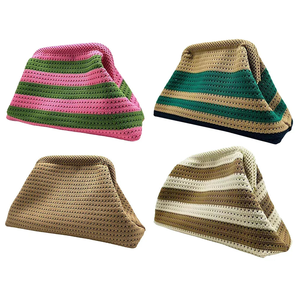 Clutch Bag Striped Color - Piña Colada