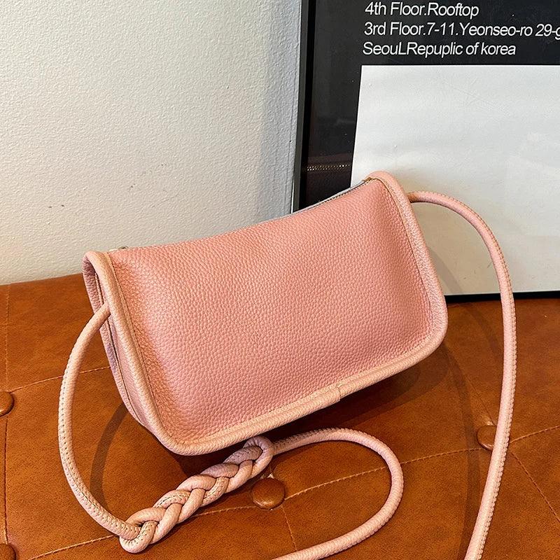 Leather Crossbody Bags - Piña Colada