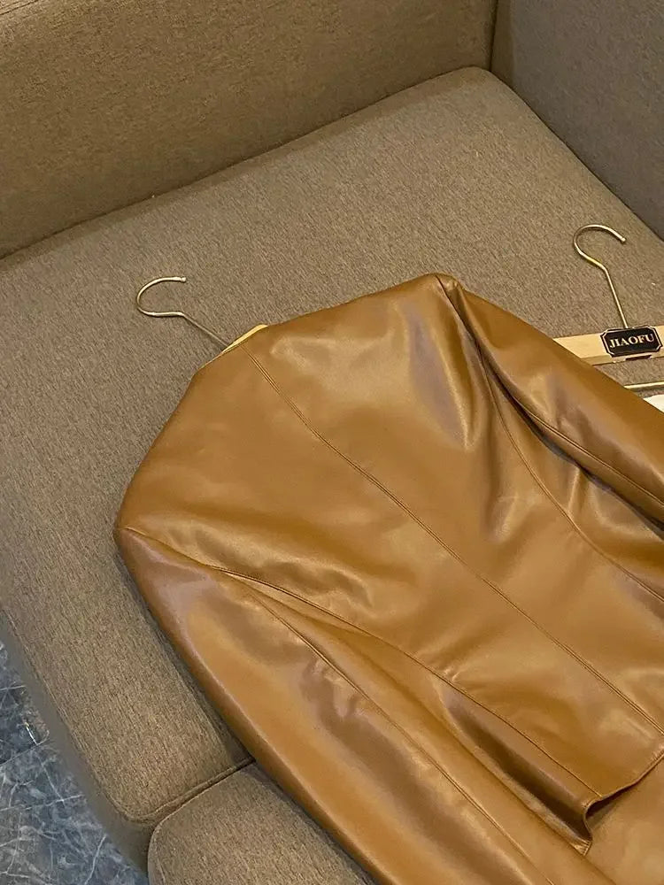 Slim-Fit Office Lady Jacket - Piña Colada
