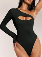 Asymmetrical Bodysuit Comfort - Piña Colada