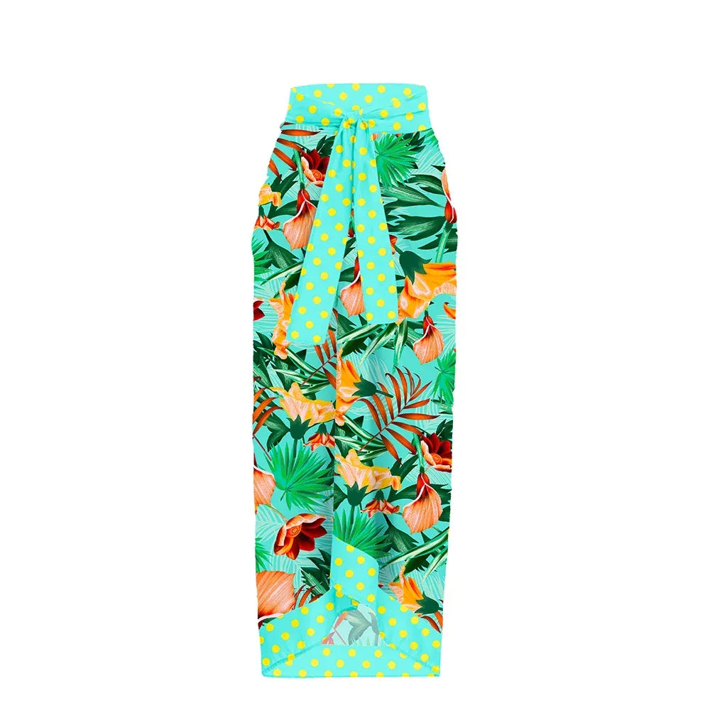 Print Cover Up Monokini - Piña Colada