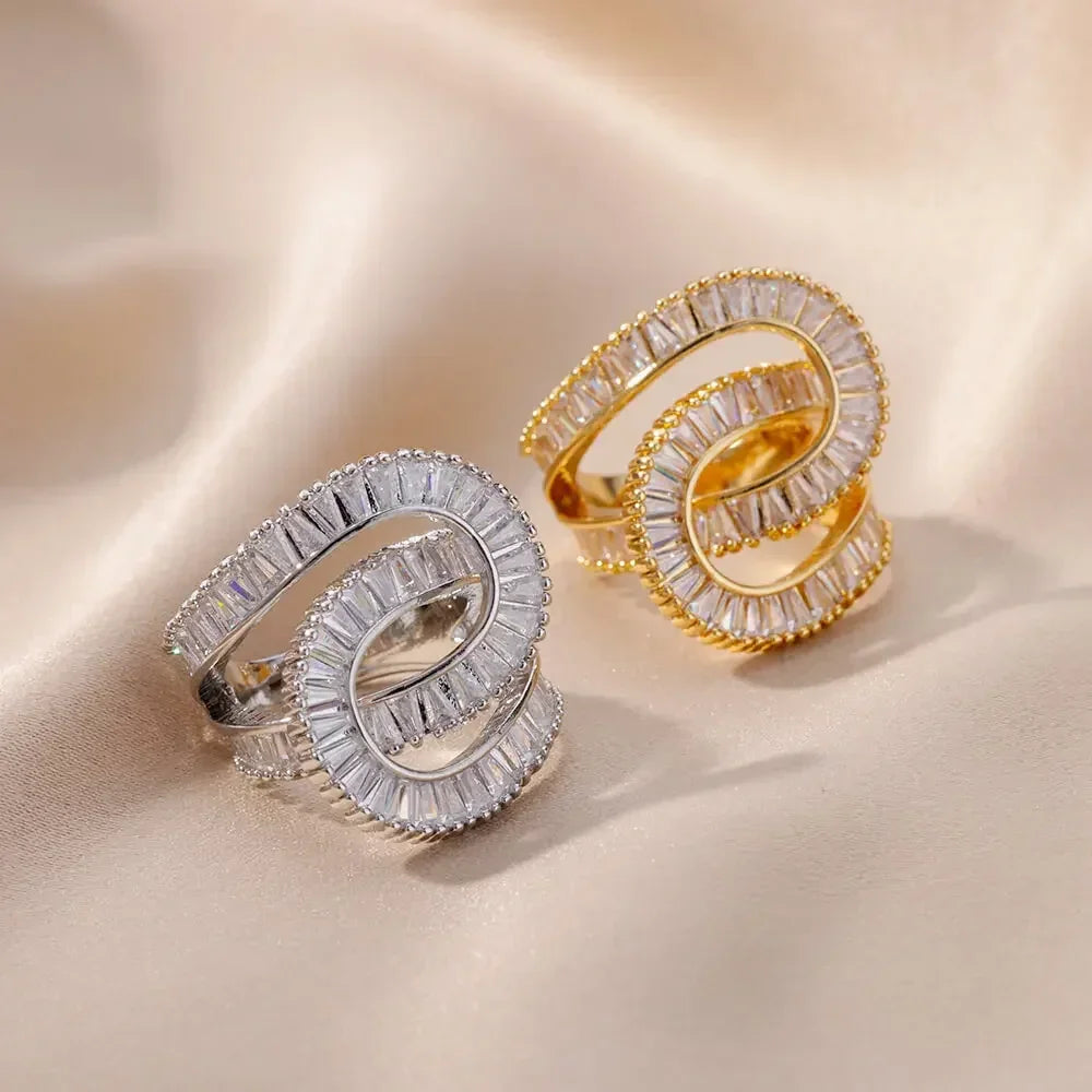 New Design Zircon Rings for Women - Piña Colada