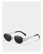 UV400 Sun Glasses Alloy Oval Eyewear - Piña Colada