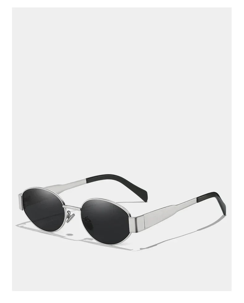 UV400 Sun Glasses Alloy Oval Eyewear - Piña Colada