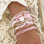 17Pcs/Set New Beach Bracelet - Piña Colada