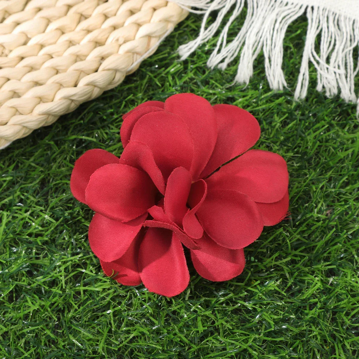 Orchid Flowers Hair Clips - Piña Colada