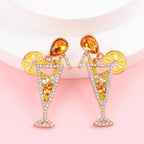 Cocktail Earrings - Piña Colada